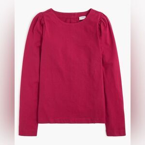 J. Crew Factory Women’s Puff-sleeve Button-back Top Size M NWOT #CA965